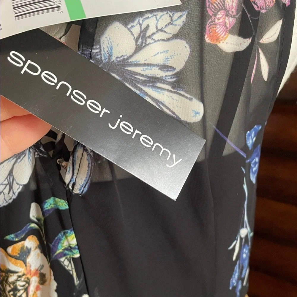 NWT Spenser Jeremy 2 Piece Black Maxi Dress Size 8 - Picture 11 of 12